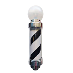 BARBER POLE GIRATÓRIO 60CM VOLTAGEM BIVOLT PRETO. - 2