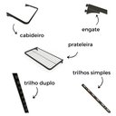 Ver imagem 2 de Arara de parede plus - 1,60 Smart Black