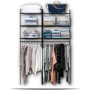 Ver imagem 1 de Arara de parede plus - 1,60 Smart Black