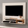 Painel Para Tv 40 Polegadas Londres Várias Cores Maria Móveis Off White/Nature - 10
