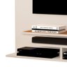 Painel Para Tv 40 Polegadas Londres Várias Cores Maria Móveis Off White/Nature - 11