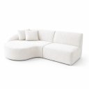 Ver imagem 3 de Sofá 3 Lugares Bariloche Modular Moderno Bouclé