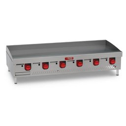 Chapa de Fritura a Gás Modelo Exportação 1,52m 60" - 1