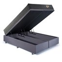 Ver imagem 4 de Cama Box Queen com Baú 158x198 com Colchão Adapto Molas Ensacadas Ecoflex Suede