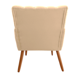 Kit 4 Poltrona Cecília para Área Gourmet Bege Visammer - 6