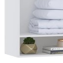 Ver imagem 5 de Guarda Roupa Solteiro Modulado Cp01 Taiga Branco/cinnamon L01 - Mpozenato