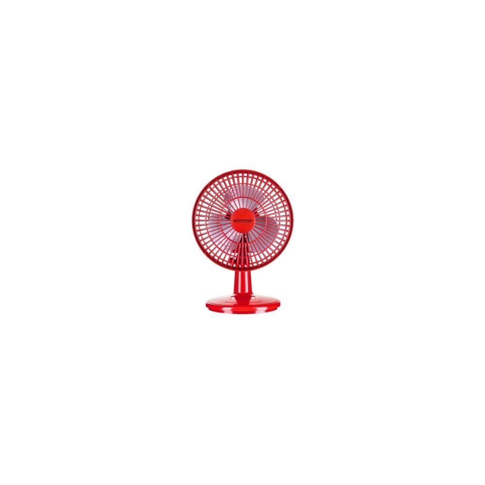 Mini Ventilador Turbo Ventimais 3 Pás 20cm 2 Velocidades Vermelho e Prata 110v - 2