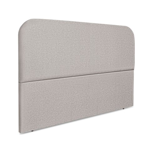 Cabeceira Estofada King Alana 195cm Linho Cinza