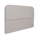 Ver imagem 1 de Cabeceira Estofada King Alana 195cm Linho Cinza