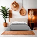 Ver imagem 2 de Cabeceira Painel Casal Queen de Cama Box Estofada Lua 160 Cm Veludo