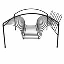 Ver imagem 1 de Escorredor de Pratos Compacto com Porta Copos em Metal Resistente para Cozinha Preto