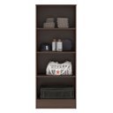 Ver imagem 3 de Armário Multiuso 1,8 M 2 Portas 4 Prateleiras - Viena:cafe Touch