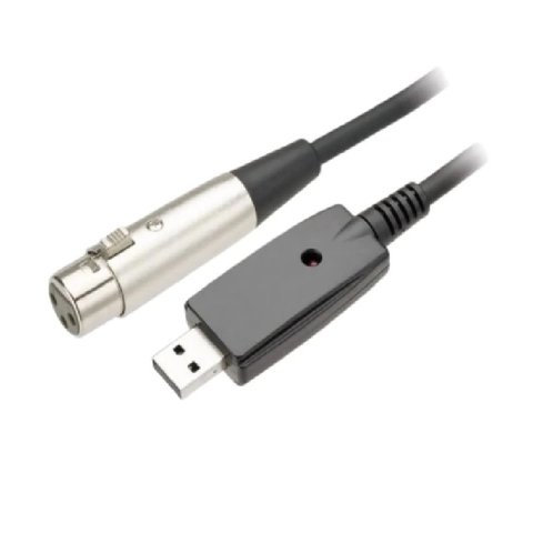 Cabo Interface Usb a Macho + Cannon Fêmea 3p 3mts