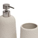 Ver imagem 6 de Kit Lavabo Bege Claro Texturizado em Polirresina – 2 Peças
