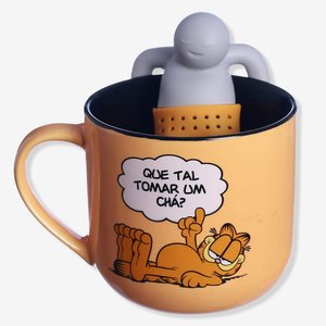 Caneca Com Infusor Para Chá Garrfield 350 ml