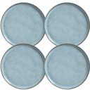 Ver imagem 1 de Jogo 4 Pratos Rasos 27cm Cerâmica Stoneware Azul Porto Brasil Bio Breeze