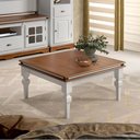 Ver imagem 2 de Mesa de Centro Manchester 2039 Linz Móveis - Off White/imbuia Glazer