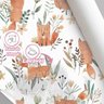 Papel de Parede Infantil Auto Adesivo Aquarela Folhas Raposa Vinil Decorado Quarto Sala Cozinha 15m - 3