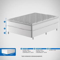 Colchão Casal PROBEL Mola Ensacada Probel Excede Premium Pillow Super - 9