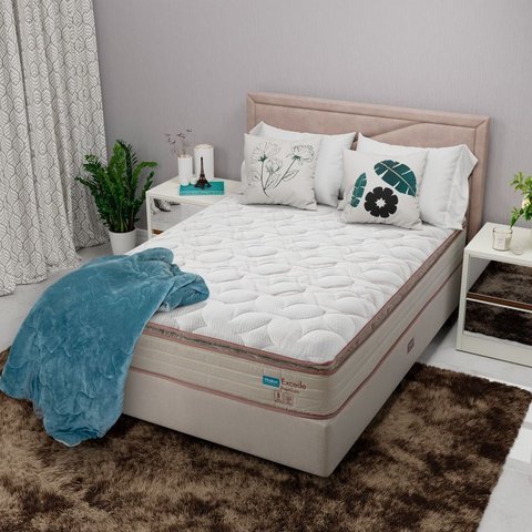 Colchão Casal PROBEL Mola Ensacada Probel Excede Premium Pillow Super