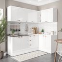 Ver imagem 1 de Cozinha 6 Peças com Rodapé Pérola Yescasa