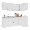 Ver imagem 4 de Cozinha 6 Peças com Rodapé Pérola Yescasa