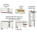 Ver imagem 5 de Armário de Cozinha Completa 310cm Branco Reims Madesa 02