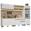 Ver imagem 3 de Armário de Cozinha Completa 310cm Branco Reims Madesa 02