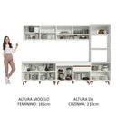 Ver imagem 6 de Armário de Cozinha Completa 310cm Branco Reims Madesa 02