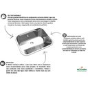 Ver imagem 1 de Tanque para Lavanderia Escovado Ct-50 - Mekal