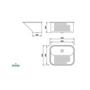 Ver imagem 2 de Tanque para Lavanderia Escovado Ct-50 - Mekal