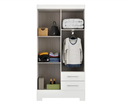 Ver imagem 3 de Guarda Roupa 4 Portas 2 Gavetas Gr4223 Branco Imperatriz Rodial Móveis