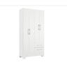 Guarda Roupa 4 Portas 2 Gavetas Gr4223 Branco Imperatriz Rodial Móveis - 2