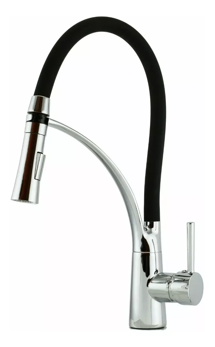 Torneira Cozinha Monocomando Black Pull Down - Cromada - 2
