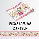 Ver imagem 5 de Faixa Decorativa Adesiva (autocolante) - Floral Rosa e Amarelo
