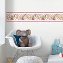 Ver imagem 4 de Faixa Decorativa Adesiva (autocolante) - Floral Rosa e Amarelo