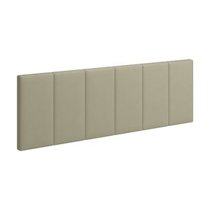 Cabeceira de Cama Paris para Cama Box Queem 1,60x54:bege