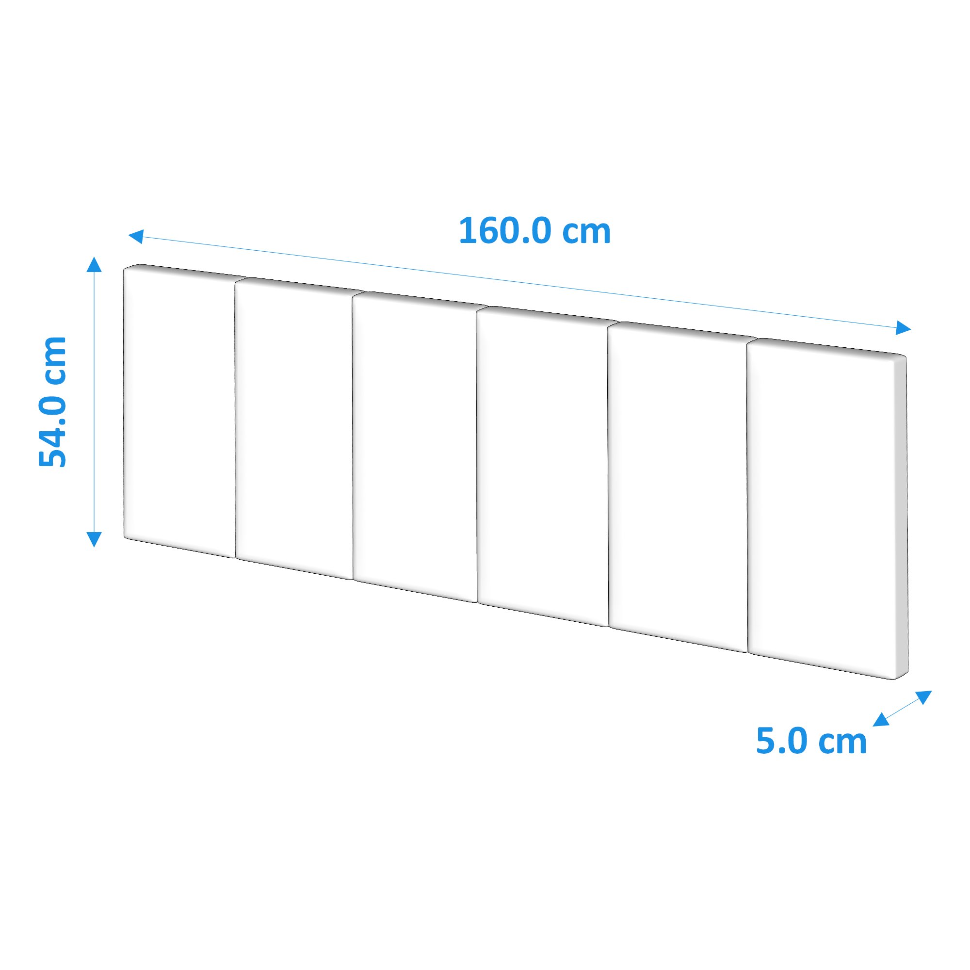 Cabeceira de Cama Paris para Cama Box Queem 1,60x54:bege - 3