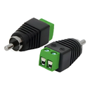 Ver imagem 1 de Kit 20 Conector Rca Macho com Borne para Cftv Audio Video