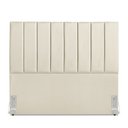 Ver imagem 1 de Cabeceira Estofada Casal Carla 140 Cm Corino Bege