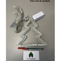 Kit 2 Cortina Pingente Arvore Colorido 108 Leds 4m Bivolt - 4