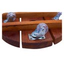 Ver imagem 7 de Suporte para Vaso de Planta Redondo Rodinhas Cristal 20cm