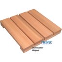 Ver imagem 2 de Deck de Madeira Modular 30x30 Cm Réguas 7 Cm Neonx com Pintura:osmocolor Mogno Semi Trans