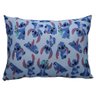 Fronha Portallar Malha Disney Estampada Stitch e Xepa 48cm X 68cm Azul - 1