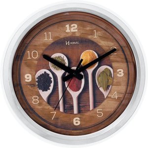 Relógio de Parede Quartz Cozinha Branco - Branco