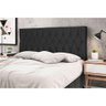 Cabeceira Casal King Jbe Madri 195cm Preto Cama Box 193cm - 2