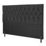 Cabeceira Casal King Jbe Madri 195cm Preto Cama Box 193cm - 1
