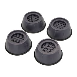 Kit 4 Pés Bases Protetora Multiuso Máquina de Lavar Anti Vibração - 1