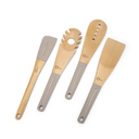 Ver imagem 1 de Conjunto com 04 Utensílios de Madeira e Silicone - Warm Grey Oxford