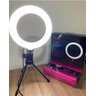 Ring Light de Mesa Iluminador de Led Tripé 8 Polegadas com S - 4